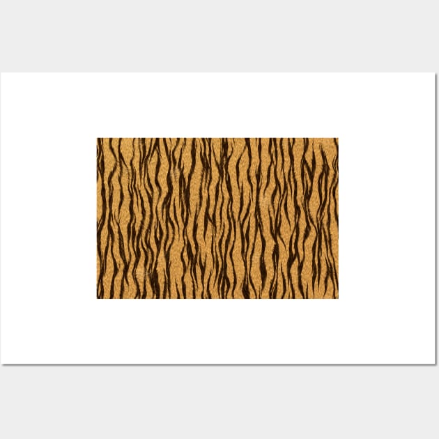 Tiger skin texture pattern Wall Art by GrahamPrentice